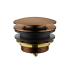 40mm Bath Pop-Up Plug With Removabel Waste No Overflow Brushed Copper