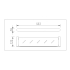 Bellino Gun Metal Grey Shower Shelf