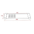 Esperia Brushed Nickel Towel Shelf