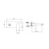 Luxus Bath/Basin Mixer With Spout Chrome Trim Kit