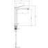 Solid Brass Brushed Gun Metal Grey Tall Kitchen Mixer