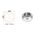 Round Kitchen Sink ø430mm 