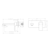 Blaze Chrome Bathtub/Basin Wall Mixer With Spout