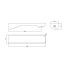 IVANO Series Chrome Bathtub/Basin Wall Spout