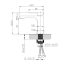 Ivani Series Chrome Square Short Basin Mixer
