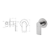 Flores Wall Mixer Brushed Nickel