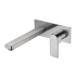 Flores Wall Basin Mixer Brushed Nickel