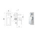 Seto Wall Mixer with Diverter Chrome & White