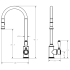 Clasico Pull-Out Sink Mixer Brushed Nickel