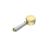 Clasico Ceramic Handle for Wall Mixer in Brushed Gold