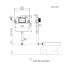 Floor Pan Concealed 80mm Cistern