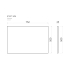 750mm White Marble Look Sintered Stone Top Matte Finish Benchtop