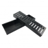 300x100x26mm Lauxes Aluminium Midnight Wide Floor Grate Black
