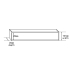 300-5600mm Chrome Tile Insert Shower Floor Grate Waste Drain
