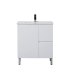740*455*860mm Gloss White Alpha Free Standing PVC Vanity,Right Hand Drawers