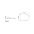 509 *388 *134.3mm Chios Smart Toilet Seat