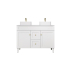 1190X455X860mm Matte White Harold Federation Free Standing PVC Cabinet For Double Bowl