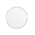 900X900X35mm Burshed Gold Orbis Frame Mirror