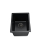 Size:350*450*235mm Bowl:400X300X235mm Matte Black Crete Granite Sink Single Bowl