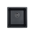 Size:430*450*235mm Bowl:397X380X235mm Matte Black Crete Granite Sink Single Bowl