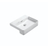502*420*125mm Gloss White Kliff Fine Ceramic Semi Ress Basin Notap Hole Overflow 32mm Waste