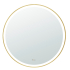 600X600X32mm Brushed Gold Orbis Framed LED Mirror