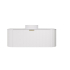 1190X455X470mm Matte White Agena Modern Fluted Wall Hung Vanity PVC Cabinet