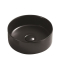 300*300*105mm Matte Black Olley Fine Ceramic Above Counter Basin No Overflow 32mm Waste