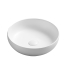 377*377*110mm Matte White Oban Fine Ceramic Above Counter Basins No Overflow 32mm Waste
