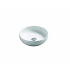 377*377*110mm Gloss White Oban Fine Ceramic Above Counter Basins No Overflow 32mm Waste