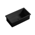 Size:760*459*254mm Matte Black Procida Fine Fireclay Inset/Undermount Sink Single Bowl Grid And Waste Included