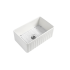 Size:760*459*254mm Bowl Size:724*423*232mm Gloss White Rocca Fine Fireclay Farm House Buttler Sink Single Bowl Grid And Waste Included