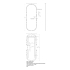 1600x650mm Dressing Led Mirror With Mirror Touch Switch
