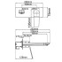 Rushy Series Square Black Wall Mixer with Spout