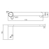 Toilet Paper Holder Black & Rose Gold Stainless Steel 304 Wall Mounted