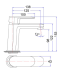 Cora Basin mixer Chrome
