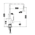 Otus Pin Handle Sink Mixer Chrome