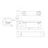Ruki Swivel Bath Spout Brushed 
Gold