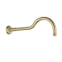 Clasico Shower Arm In Brushed Gold