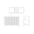1200mm Brio Fluted Design PVC Matte White Freestanding Elegant Wave-Like Bathroom Vanity Cabinet Only