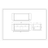 1200*460*400mm Bur Oak Round Edge Grooved Wall Hung Vanity Cabinet Only Soft Closed Single Drawer