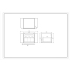 750*460*400mm Matt White Round Edge Grooved Wall Hung Vanity Cabinet Only Soft Closed Single Drawer
