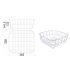 Durable Stainless Steel Basket for Storage and Organization