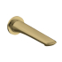 Bellino Brushed Yellow Gold Wall Bath Spout