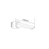 Bellino Brushed Yellow Gold Wall Bath Spout
