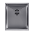 304 Stainless Steel Gun Metal Grey PVD Coating Single Bowl Kitchen Sink(Round Edges,with Bottom Tray)390*450*215mm