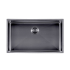 304 Stainless Steel Gun Metal Grey PVD Coating Single Bowl Kitchen Sink(Round Edges,with Bottom Tray)762*457*254mm