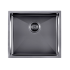 304 Stainless Steel Gun Metal Grey PVD Coating Single Bowl Kitchen Sink(Round Edges,with Bottom Tray)510*450*230mm