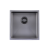 304 Stainless Steel Gun Metal Grey PVD Coating Single Bowl Kitchen Sink(Round Edges,with Bottom Tray)440*440*205mm