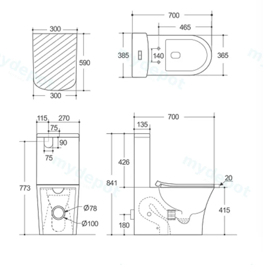 Orta Tornado Rimless Pan view 2